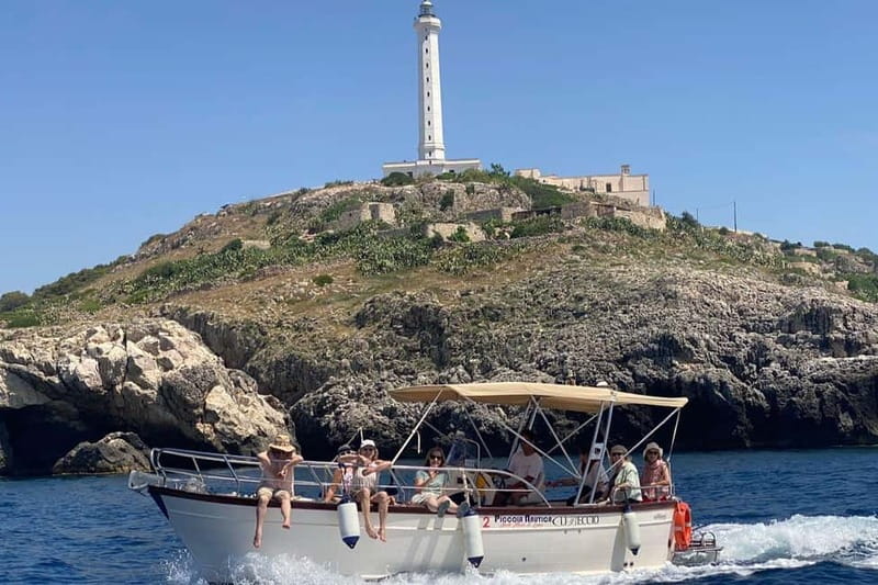 From Leuca: Adriatic Boat Tour with Ionian Caves & Swimming - Starting at Piccola Nautica in Marina di Leuca