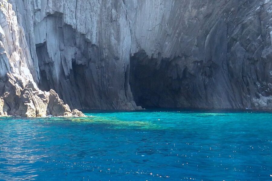 From Lipari: Panarea and Stromboli Cruise with Stops - From Lipari harbor to the pale pumice coast