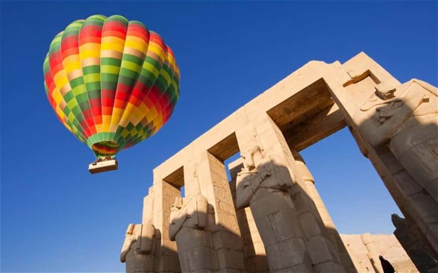 From Luxor: 3-Night Nile Cruise to Aswan and Hot Air Balloon - Day one: Karnak, felucca sailing, and Luxor Temple