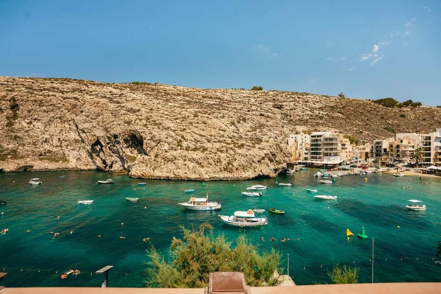 From Malta: Gozo Quad Bike Tour & Comino Boat Tour w/ Lunch - Rotunda Church and the first Gozo views