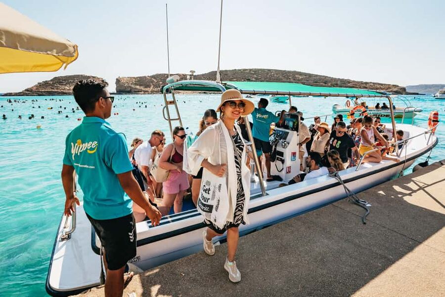 From Malta: Gozo Quad Bike Tour & Comino Boat Tour w/ Lunch - Għasri Valley and the Xwejni Salt Pans