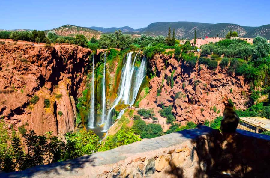 From Marrakech: Guided Ouzoud Waterfalls Tour with Boat Ride - The boat ride below the falls