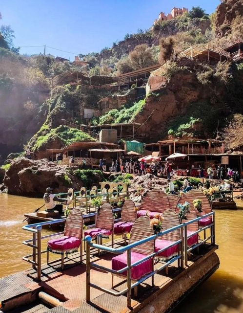 From Marrakech:Ouzoud Waterfalls Day Trip with Boat Tour - The walk down to the water