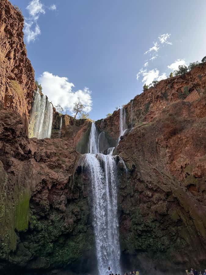 From Marrakech:Ouzoud Waterfalls Day Trip with Boat Tour - The boat ride beneath the falls