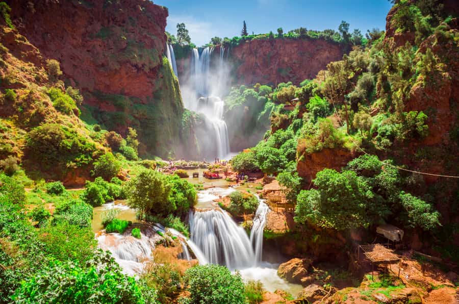 From Marrakech:Ouzoud Waterfalls Day Trip with Boat Tour - Guides and mixed-language groups