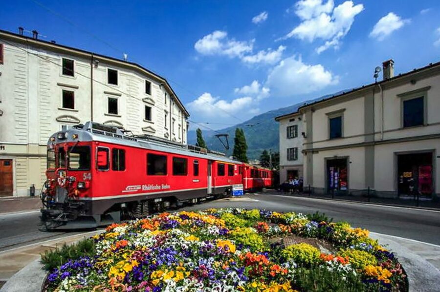From Milan: Lake Como Cruise, St. Moritz & Bernina Red Train - The Bernina Red Train is the day’s highlight