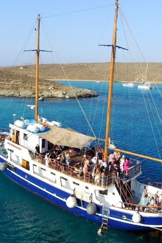 From Mykonos: Delos & Rhenia Islands Half-Day Trip by Boat - BBQ lunch with the Cyclades around you