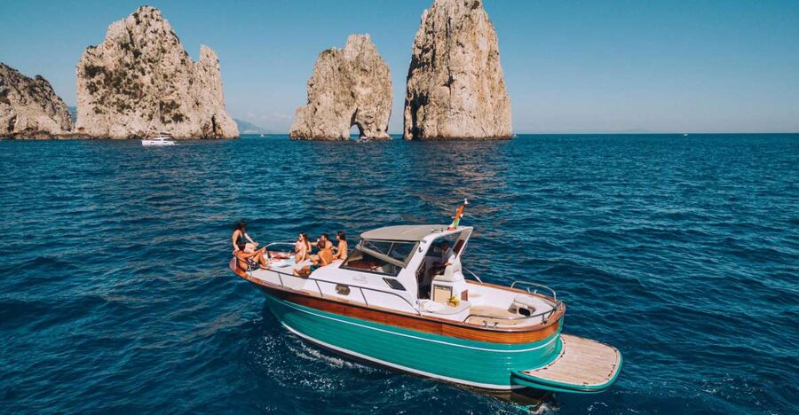 From Naples: Capri Boat Day Trip with Drinks - At a glance