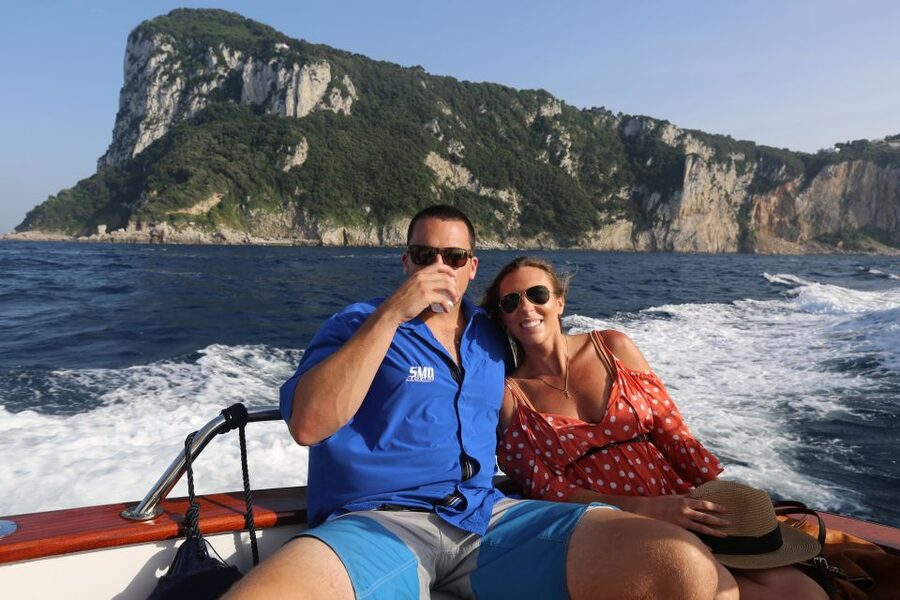 From Naples: Capri Boat Day Trip with Drinks - Swimming and snorkeling in the open sea