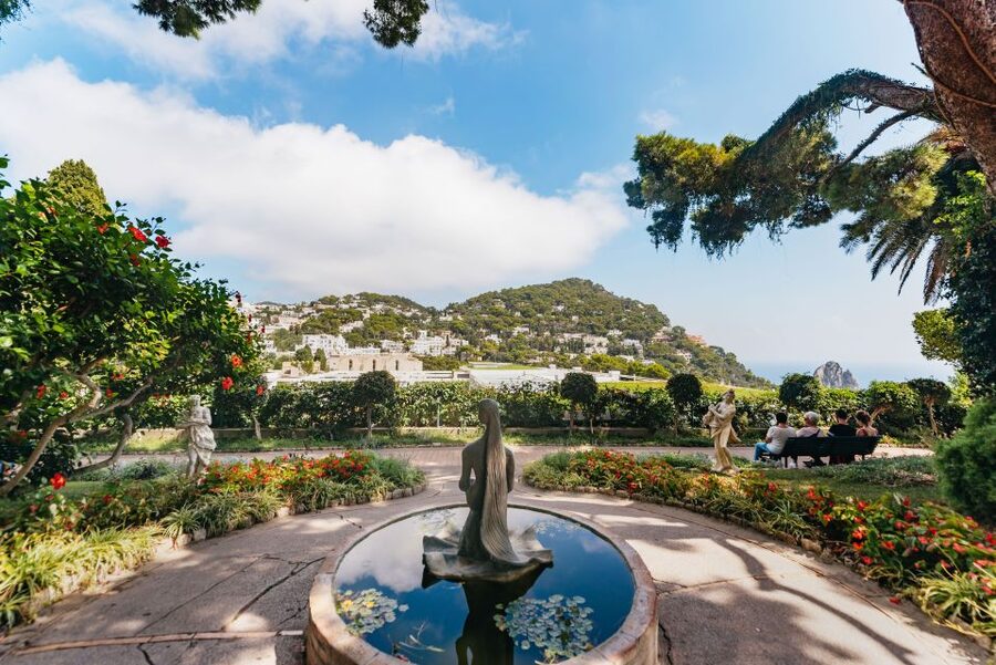 From Naples: Gulf of Naples & Capri Sightseeing Boat Tour - Marina Grande and the boat circuit around Capri