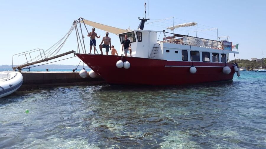 From Palau: La Maddalena Archipelago Boat Tour with Pasta - La Maddalena town after the beaches