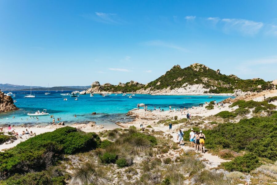 From Palau: La Maddalena Islands Full-Day Trip by Boat - Budelli, Spiaggia Rosa, and the view from the deck