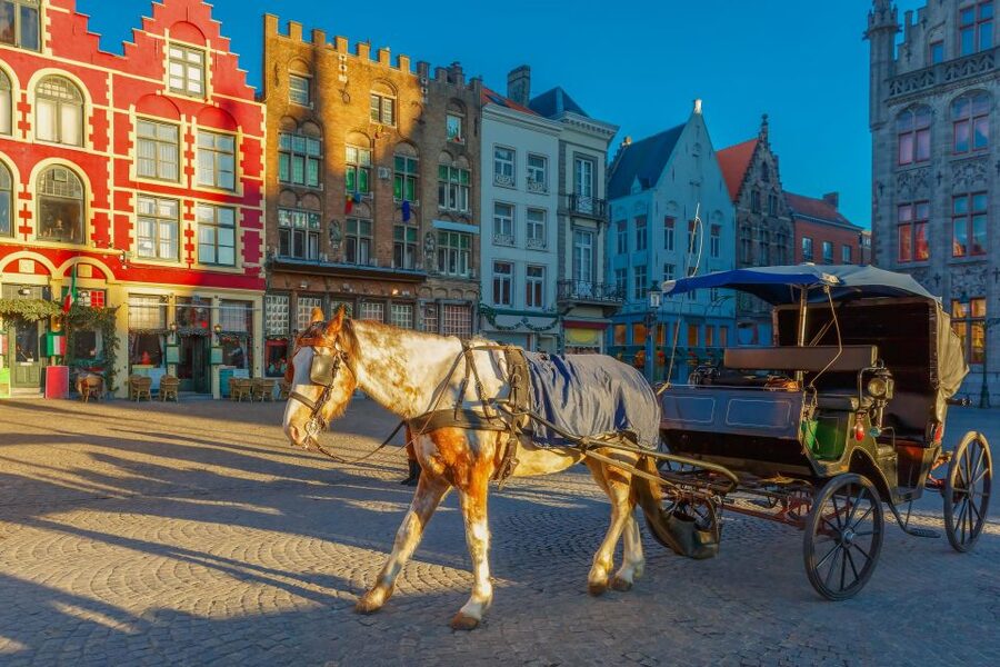 From Paris: Day Trip to Bruges with Optional Seasonal Cruise - First look at Bruges: canals, squares, and medieval stone