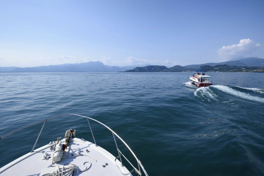 From Peschiera: Garda East Coast Cruise to Sirmione - Captain Gigi and the feel on board