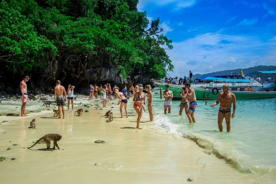 From Phi Phi: Half-Day Longtail Boat Tour with Snorkeling - A classic longtail route around Phi Phi