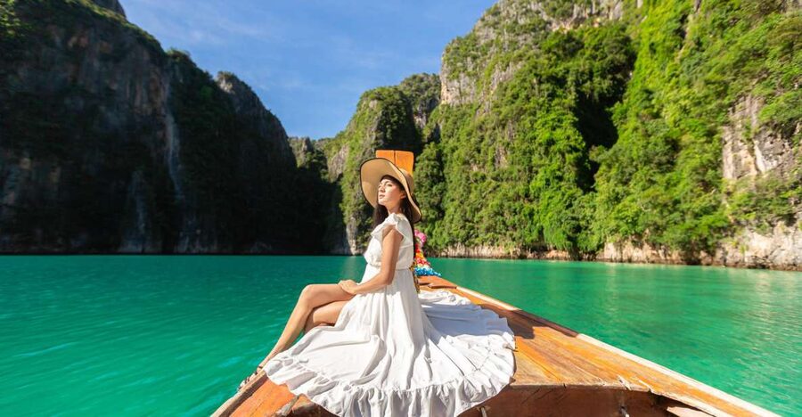 From Phi Phi: Half-Day Longtail Boat Tour with Snorkeling - Viking Cave and the limestone coast