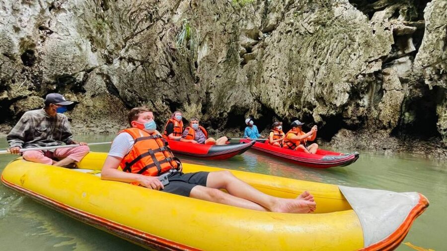 From Phuket: Phang Nga Bay and Canoeing Tour by Big Boat - James Bond Island and Khao Phing Kan