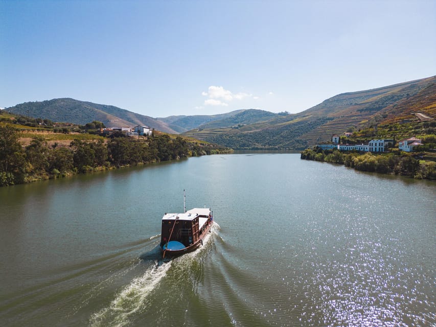 From Pinhão: Douro Valley Rabelo Boat Tour with Port Wine - Foz Tua Dam is the route’s turning point