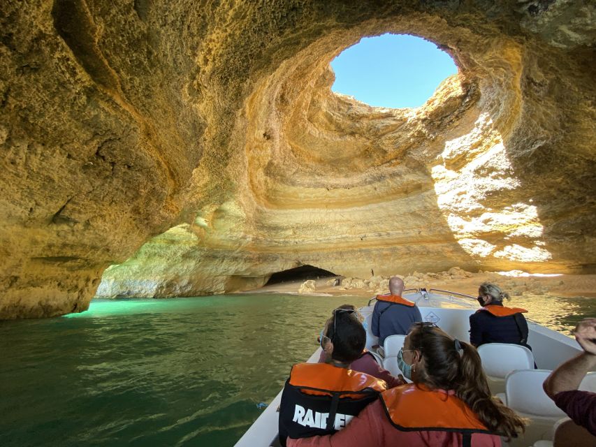 From Portimão: Algar de Benagil and Sea Caves Boat Tour - What the crew adds to a short tour