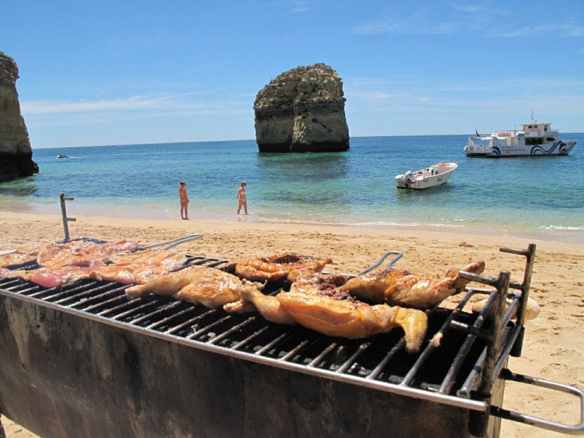 From Portimão: Catamaran Cruise to Benagil Caves with BBQ - From Portimão to Ferragudo’s Castle