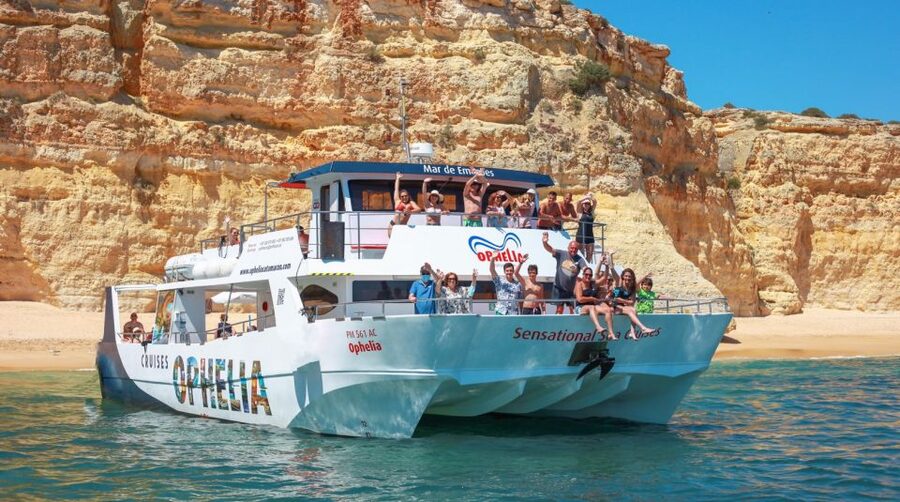 From Portimão: Catamaran Cruise to Benagil Caves with BBQ - Paddleboards, Swimming, and Time to Relax