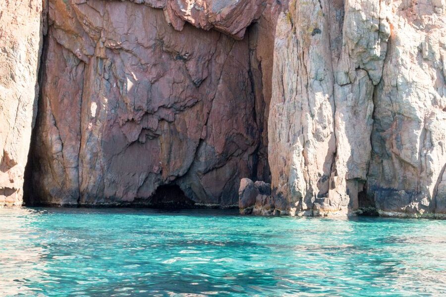 From Porto: Boat tour to the Calanches of Piana & Capo Rosso - The Calanques of Piana up close