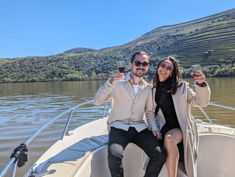 From Porto: Tastings at 2 Wineries, Chef's Lunch & Boat Tour - At a glance