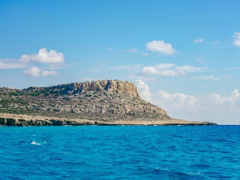 From Protaras: Catamaran Cruise to Blue Lagoon - Fig Tree Bay from the water