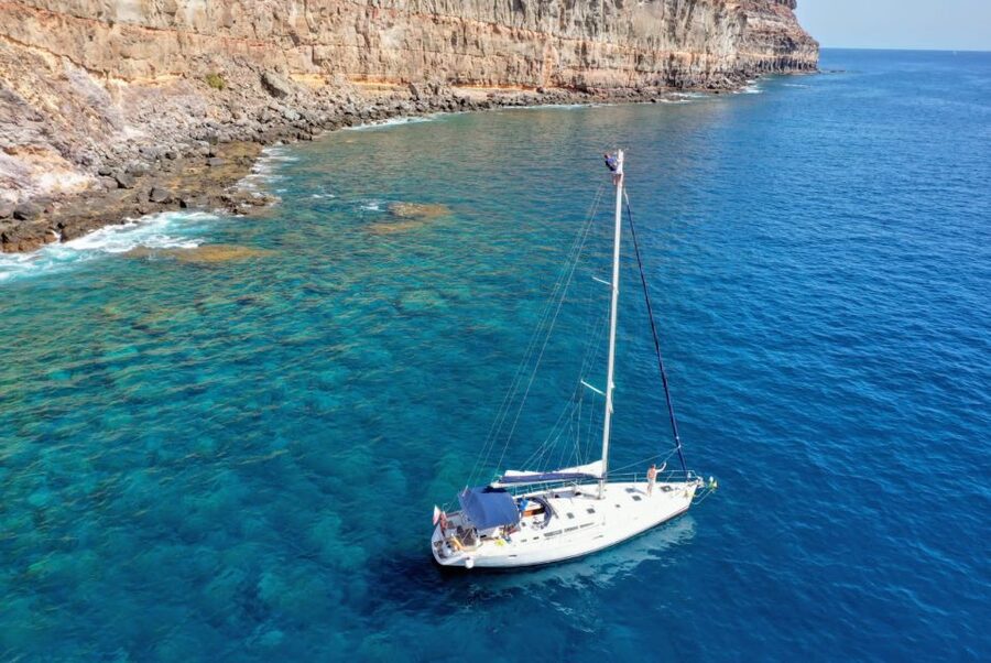 From Puerto de Mogán: Sailboat Trip with Food and Drinks - Lunch, wine, and a relaxed pace