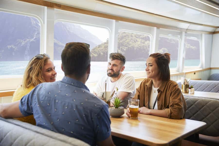 From Queenstown: Milford Sound Cruise and Coach Day Tour - Mirror Lakes and Monkey Creek
