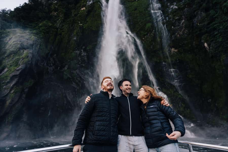 From Queenstown: Milford Sound Full-Day Trip by Plane & Boat - Landing near the Milford Sound cruise docks