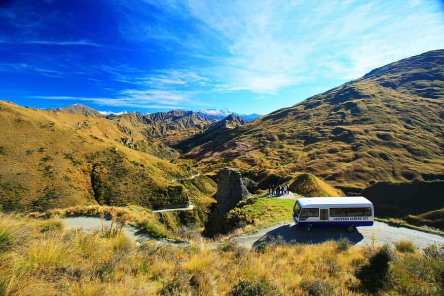 From Queenstown: Skippers Canyon Jet Boat Ride - Meeting the coach in central Queenstown
