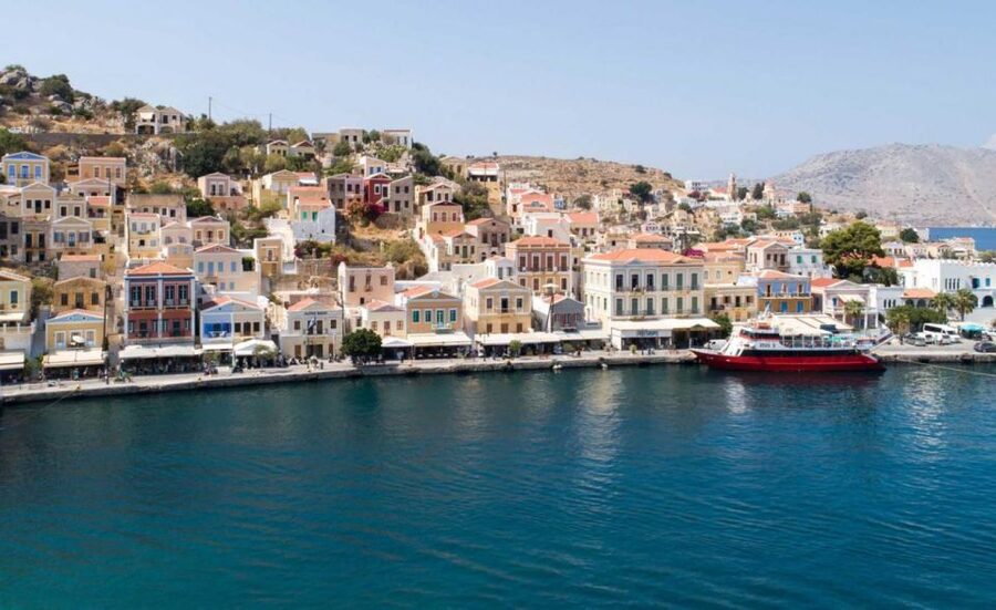 From Rhodes: Cruise to Symi Island and Saint George's Bay - St George Bay and the one-hour swim