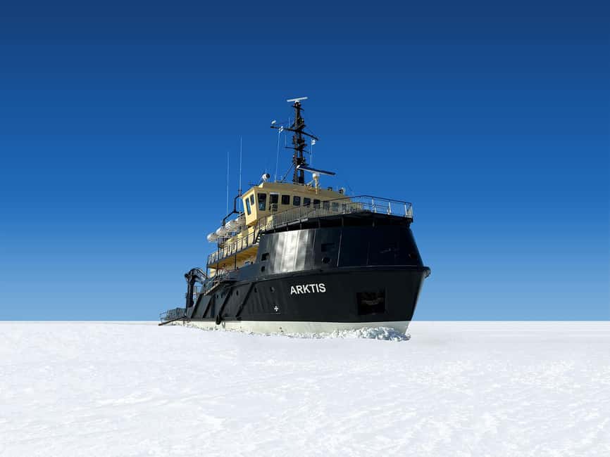 From Rovaniemi: Icebreaker Arktis Cruise with Ice Floating - Kemi SnowCastle: useful stop, optional extras