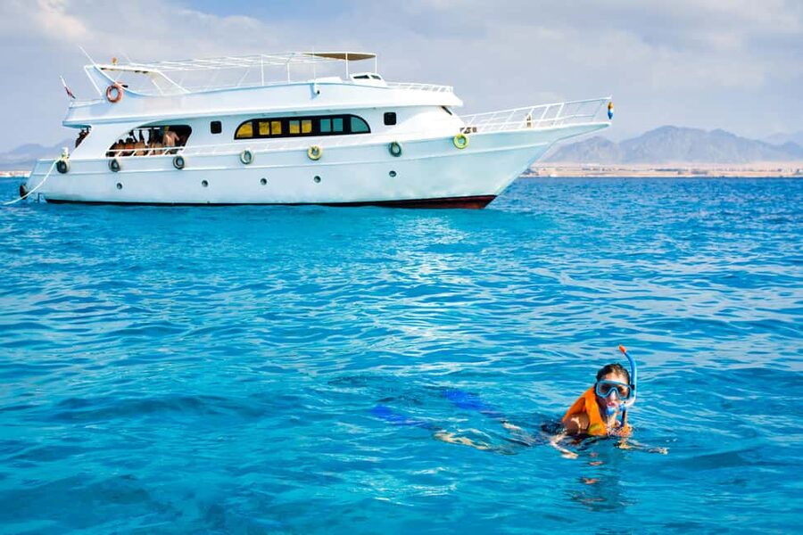 From Sharm: Ras Muhammed & White Island By Boat & intro Dive - The crew makes the difference