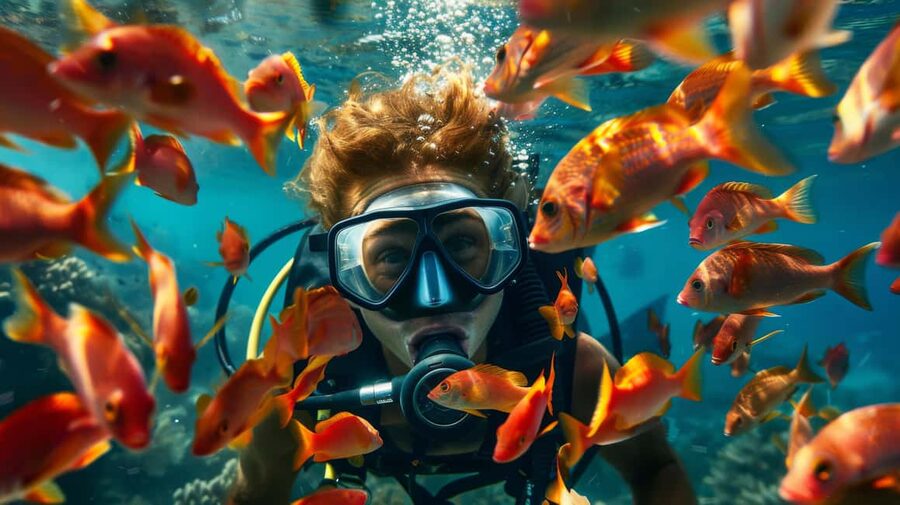 From Sharm: Ras Muhammed & White Island By Boat & intro Dive - What happens before the first stop