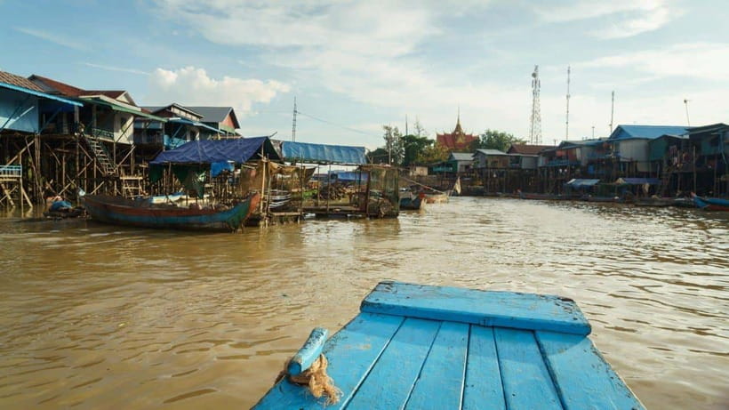 From Siem Reap: Kampong Phluk Floating Village Tour by Boat - The flooded mangroves by small boat