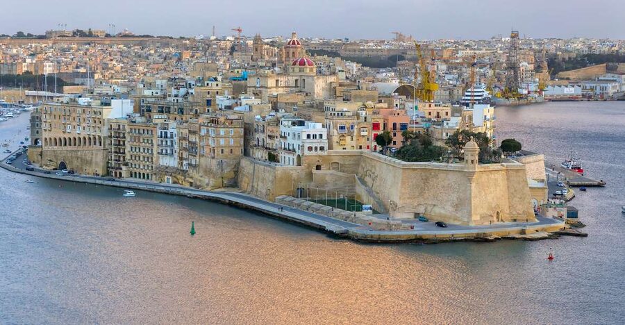 From Sliema: Cruise Around Malta's Harbours & Creeks - Valletta’s bastions from the sea