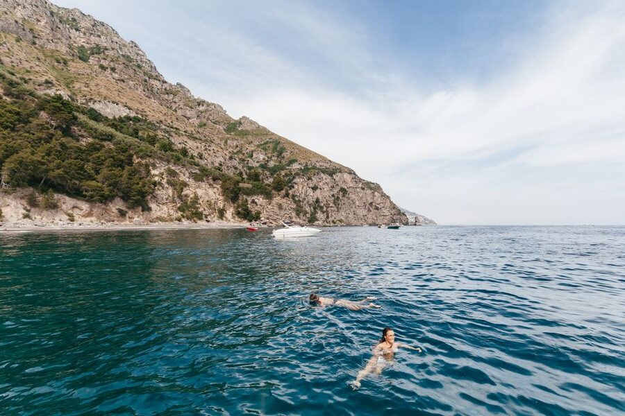 From Sorrento: Amalfi and Positano Full-Day Trip by Boat - Massa Lubrense and the first stretch by boat