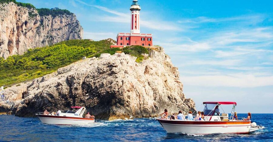 From Sorrento: Capri Island Boat Day Trip With Transfer - Swimming, snacks, drinks, and limoncello