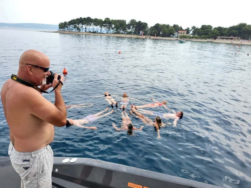 From Split: Blue Cave, Hvar, Mamma Mia, 5 Islands boat Tour - Two hours in Hvar City