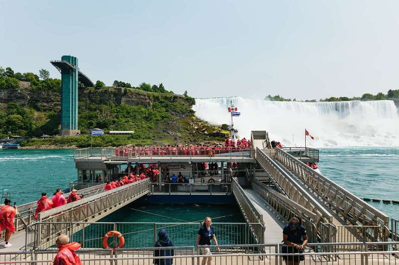 From Toronto: Niagara Falls + Winery, Cruise, & Lunch Option - The Hornblower cruise brings the falls right up to you