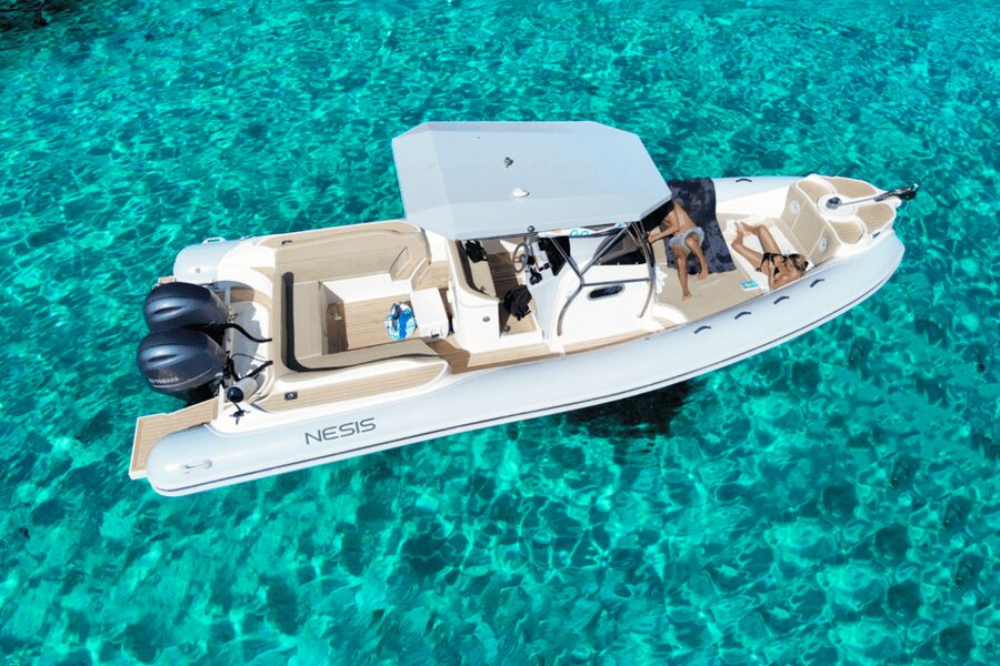 From Trapani: Favignana and Levanzo Egadi Island Day Cruise - Cala Azzurra begins the swimming day