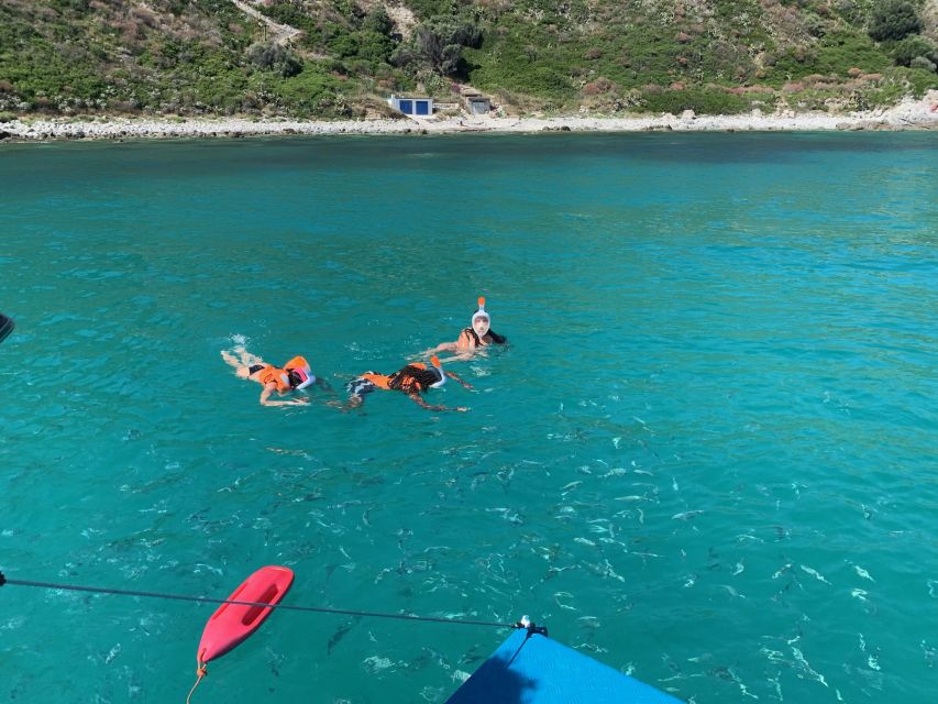 From Tropea: Capo Vaticano boat tour with snorkel & aperitif - Grotticelle Bay and the Main Snorkeling Stop