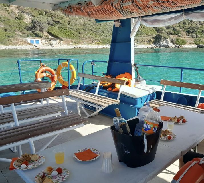 From Tropea: Capo Vaticano boat tour with snorkel & aperitif - The Return Along Tropea Beach