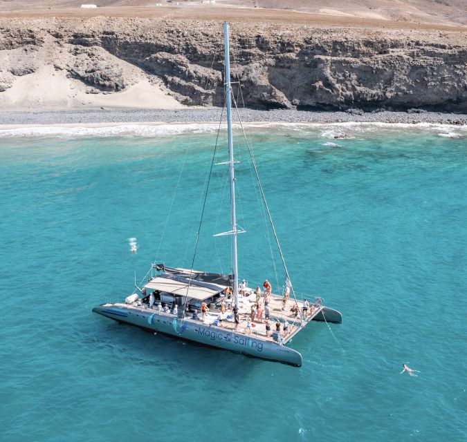 Fuerteventura: Magic Catamaran Trip with Food and Drinks - The final hour along Fuerteventura’s volcanic coast