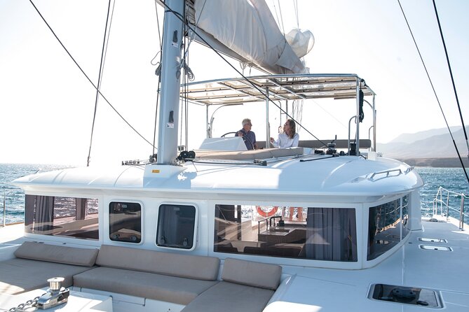 Fuerteventura: Small-Group Magic Deluxe Catamaran Cruise - Setting sail from Morro Jable