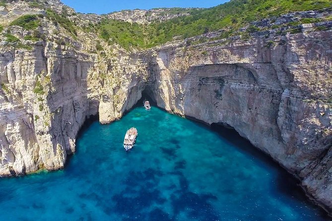Full-Day Boat Tour of Paxos Antipaxos Blue Caves from Corfu - One hour in the clear water of Antipaxos