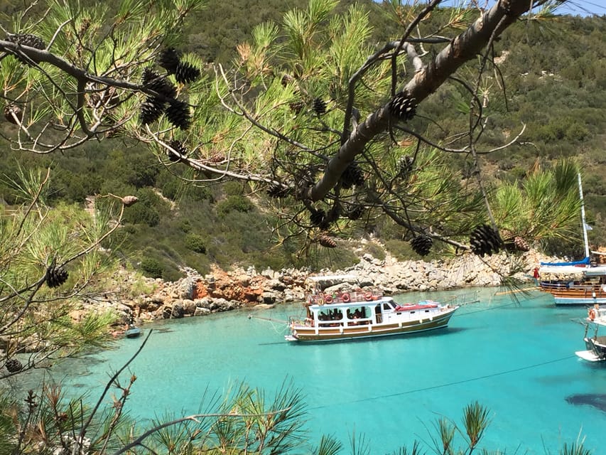 Full-Day Orak Island Boat Trip from Bodrum - What the boat is like during the day