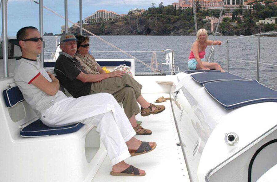 Funchal: Dolphin and Whale Watching Catamaran Cruise - Leaving Funchal for Madeira’s open water